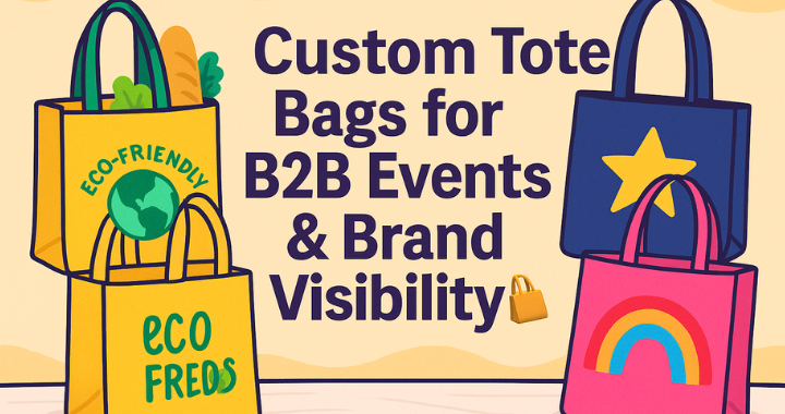 Custom Tote Bags for B2B Events & Brand Visibility