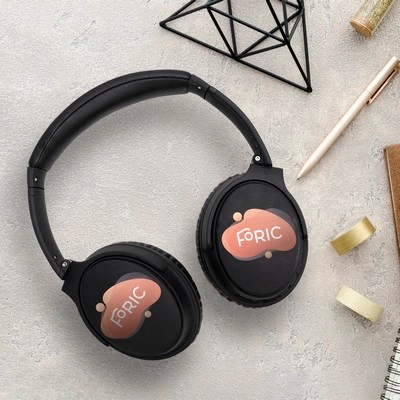 Upgrade your workday soundtrack with style and crystal-clear sound. Our Cool Corporate Giveaway features premium FORIC-branded wireless headphones, perfect for focus, calls, and downtime.