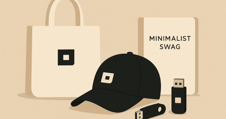 A flat digital illustration of minimalist swag that leaves a mark